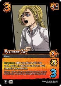 Plaintive Cry - Attack on Titan: Battle for Humanity - UniVersus card