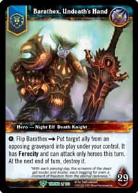 Barathex, Undeath's Hand - Throne of the Tides - WoW card