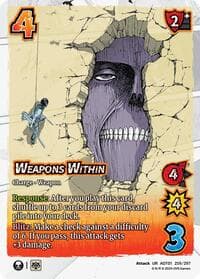 Weapons Within - Attack on Titan: Battle for Humanity - UniVersus card