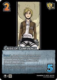 Crisis of Confidence - Attack on Titan: Battle for Humanity - UniVersus card