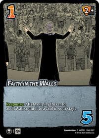 Faith in the Walls - Attack on Titan: Battle for Humanity - UniVersus card