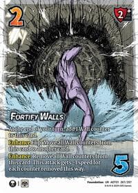 Fortify Walls - Attack on Titan: Battle for Humanity - UniVersus card