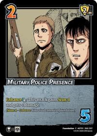 Military Police Presence - Attack on Titan: Battle for Humanity - UniVersus card