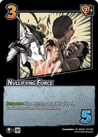 Nullifying Force - Attack on Titan: Battle for Humanity - UniVersus card