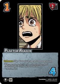 Plea for Reason - Attack on Titan: Battle for Humanity - UniVersus card