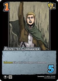 Respected Commander - Attack on Titan: Battle for Humanity - UniVersus card