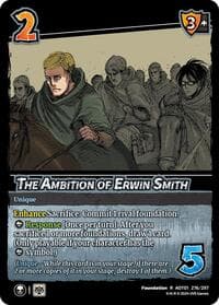 The Ambition of Erwin Smith - Attack on Titan: Battle for Humanity - UniVersus card