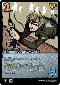 Trying to Reach Eren - Attack on Titan: Battle for Humanity - UniVersus card