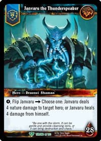 Janvaru the Thunderspeaker - Throne of the Tides - WoW card