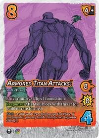Armored Titan Attacks! // The Armored Titan - Attack on Titan: Battle for Humanity - UniVersus card