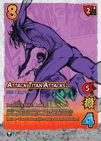 Attack Titan Attacks! // The Attack Titan - Attack on Titan: Battle for Humanity - UniVersus card