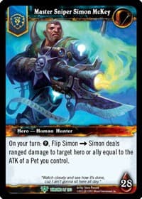Master Sniper Simon McKey - Throne of the Tides - WoW card