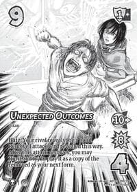 Unexpected Outcomes (Alternate Art) - Attack on Titan: Battle for Humanity - UniVersus card