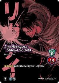 Levi Ackerman, Strong Soldier (CD1) - Attack on Titan: Battle for Humanity - UniVersus card