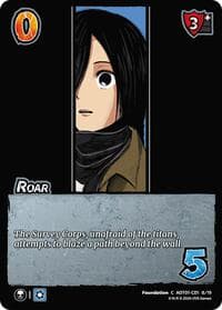 Roar (CD1) - Attack on Titan: Battle for Humanity - UniVersus card