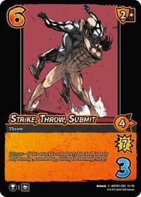 Strike, Throw, Submit (CD1) - Attack on Titan: Battle for Humanity - UniVersus card