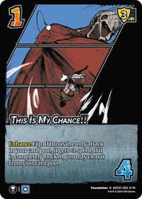 This Is My Chance!! (CD2) - Attack on Titan: Battle for Humanity - UniVersus card