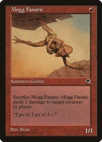 Mogg Fanatic - Tempest - Magic: The Gathering card