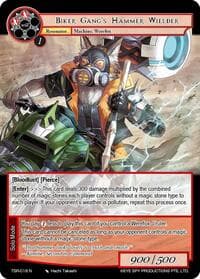 Biker Gang's Hammer Wielder - The Battle at the Sacred Ruins - Force of Will card