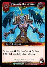 Fama'sin the Lifeseer - Throne of the Tides - WoW card