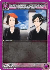 Shino Madarame & Ryunosuke Yuki - UE01ST: BLEACH: Thousand-Year Blood War Starter Deck - Union Arena card