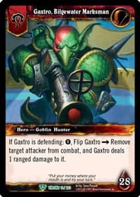 Gaxtro, Bilgewater Marksman - Throne of the Tides - WoW card