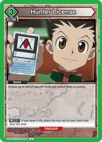 Hunter License - UE02ST: HUNTER X HUNTER Starter Deck - Union Arena card