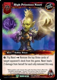 High Priestess Neeri - Throne of the Tides - WoW card