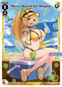 Akino, Bound for Resolve - Fesonne Diva - WIXOSS card