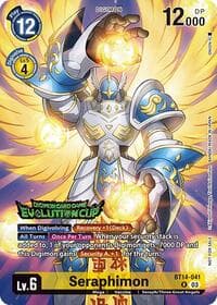Seraphimon (August 2024 Evolution Cup Participant) - Blast Ace - Digimon Card Game card