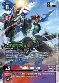 Paildramon (August 2024 Evolution Cup Participant) - Draconic Roar - Digimon Card Game card