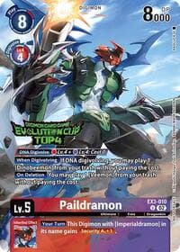 Paildramon (August 2024 Evolution Cup Top 4) - Draconic Roar - Digimon Card Game card