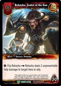 Rohashu, Zealot of the Sun - Throne of the Tides - WoW card