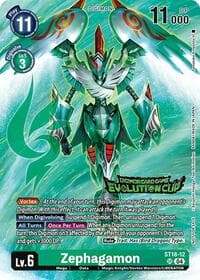Zephagamon (August 2024 Evolution Cup Participant) - Starter Deck 18: Guardian Vortex - Digimon Card Game card