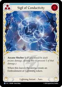 Sigil of Conductivity - Rosetta - Flesh and Blood TCG card