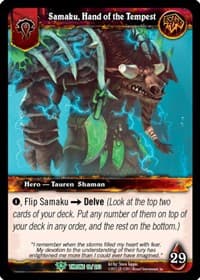 Samaku, Hand of the Tempest - Throne of the Tides - WoW card