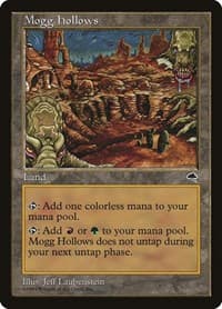 Mogg Hollows - Tempest - Magic: The Gathering card