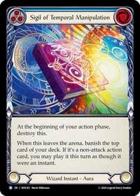 Sigil of Temporal Manipulation - Rosetta - Flesh and Blood TCG card
