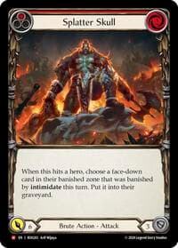 Splatter Skull - Rosetta - Flesh and Blood TCG card