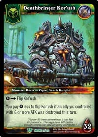 Deathbringer Kor'ush - Throne of the Tides - WoW card