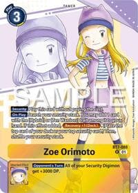 Zoe Orimoto (Premium Heroines Set) - Next Adventure - Digimon Card Game card