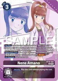 Nene Amano (Premium Heroines Set) - Xros Encounter - Digimon Card Game card