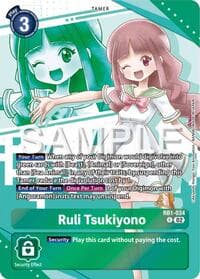 Ruli Tsukiyono (Premium Heroines Set) - Resurgence Booster - Digimon Card Game card