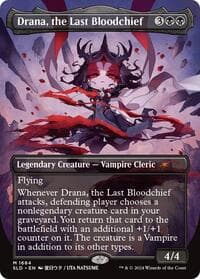 Drana, the Last Bloodchief (Rainbow Foil) - Secret Lair Drop Series - Magic: The Gathering card