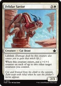 Felidar Savior - Foundations - Magic: The Gathering card