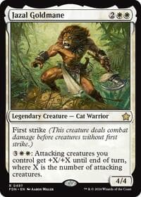 Jazal Goldmane - Foundations - Magic: The Gathering card