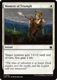 Moment of Triumph - Foundations - Magic: The Gathering card