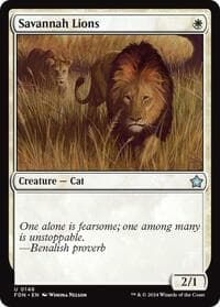 Savannah Lions - Foundations - Magic: The Gathering card