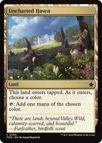 Uncharted Haven - Foundations - Magic: The Gathering card