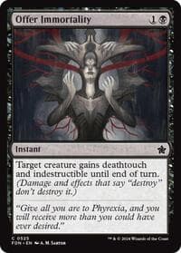 Offer Immortality - Foundations - Magic: The Gathering card